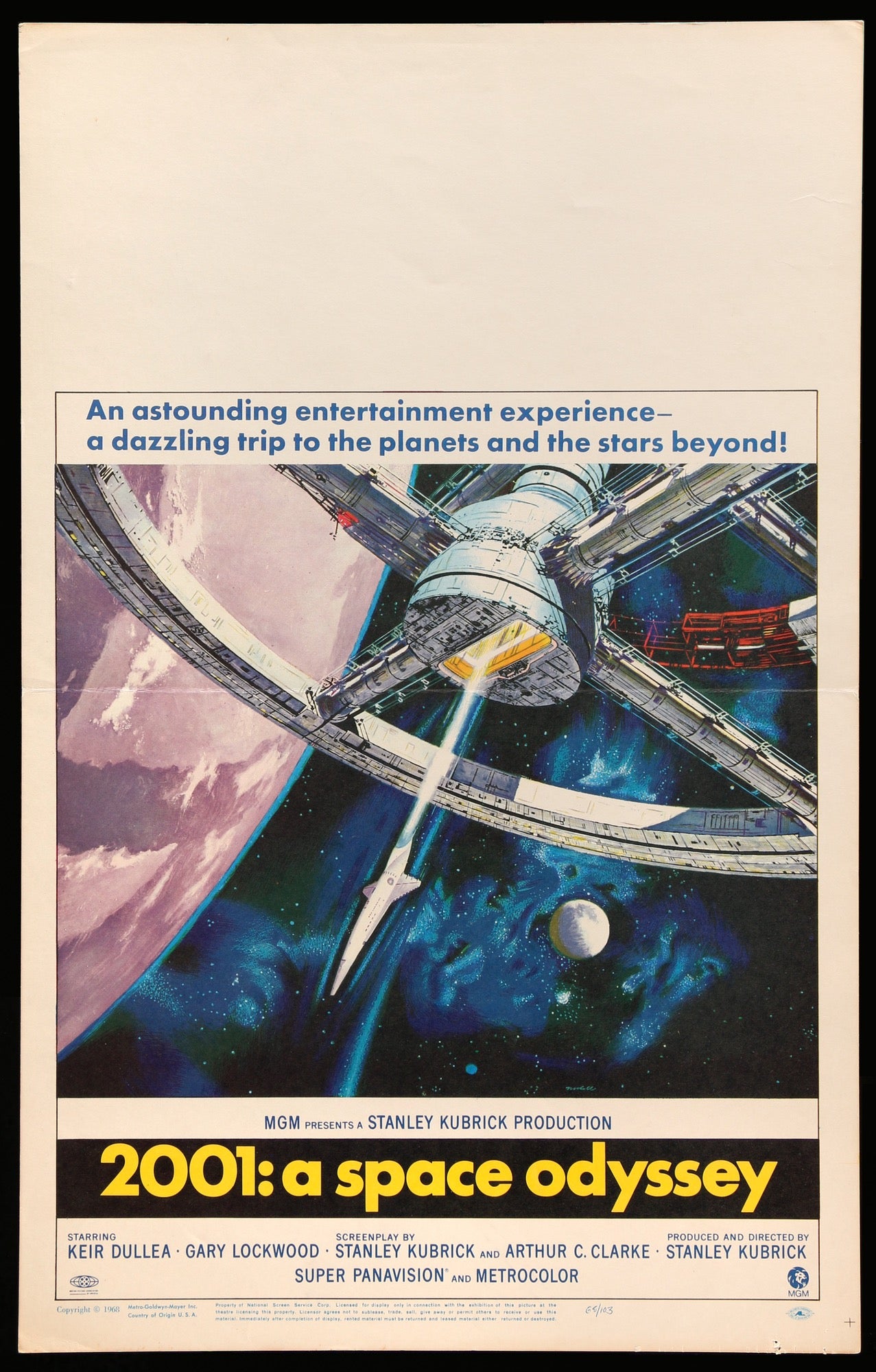 2001: A Space Odyssey (1968) original movie poster for sale at Original Film Art - Vintage Movie Posters