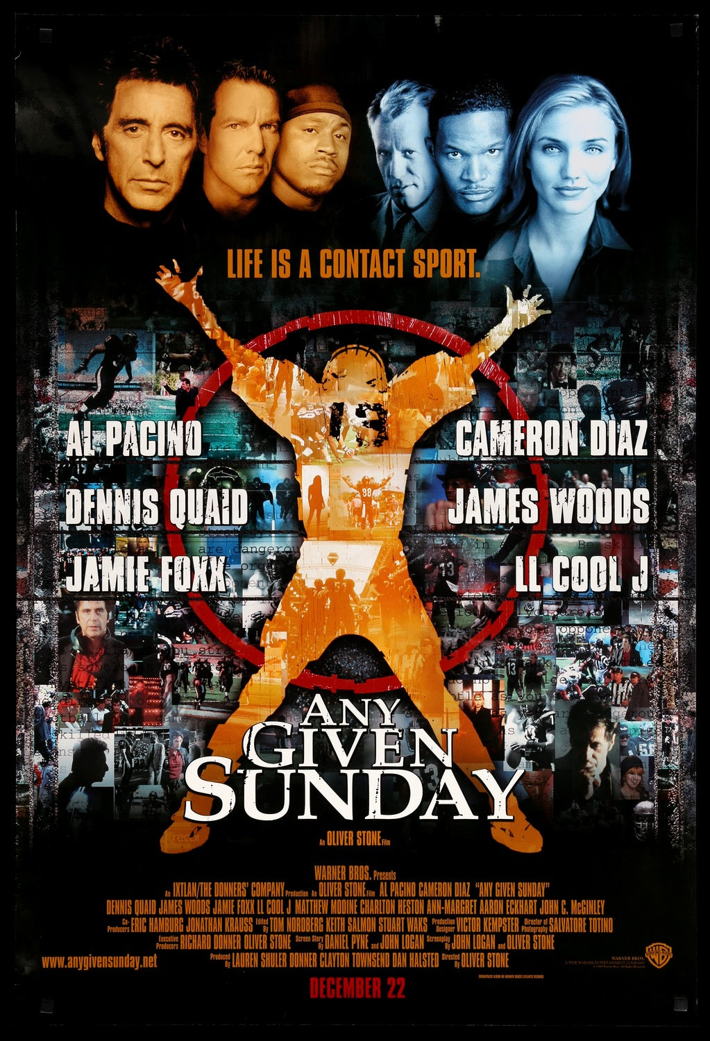 Any Given Sunday (1999) original movie poster for sale at Original Film Art - Vintage Movie Posters