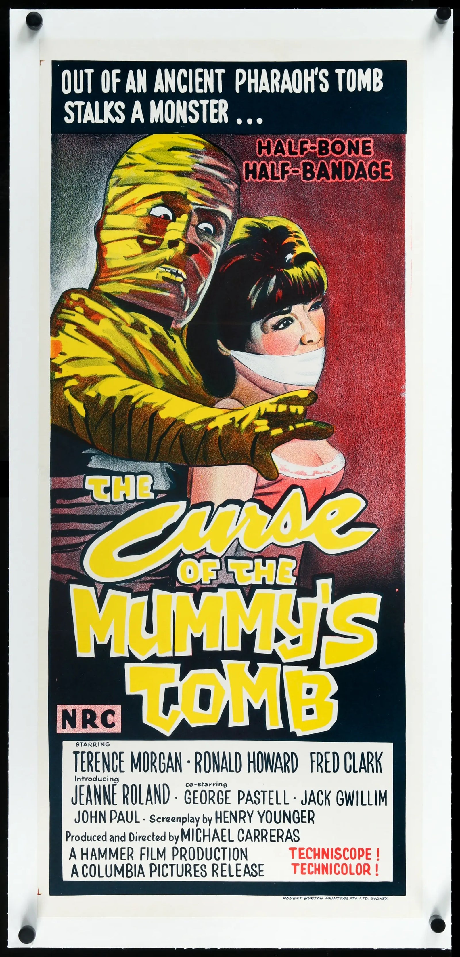 Curse of the Mummy's Tomb (1964) original movie poster for sale at Original Film Art - Vintage Movie Posters