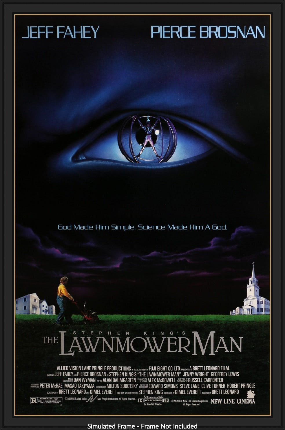 Lawnmower Man (1992) original movie poster for sale at Original Film Art - Vintage Movie Posters