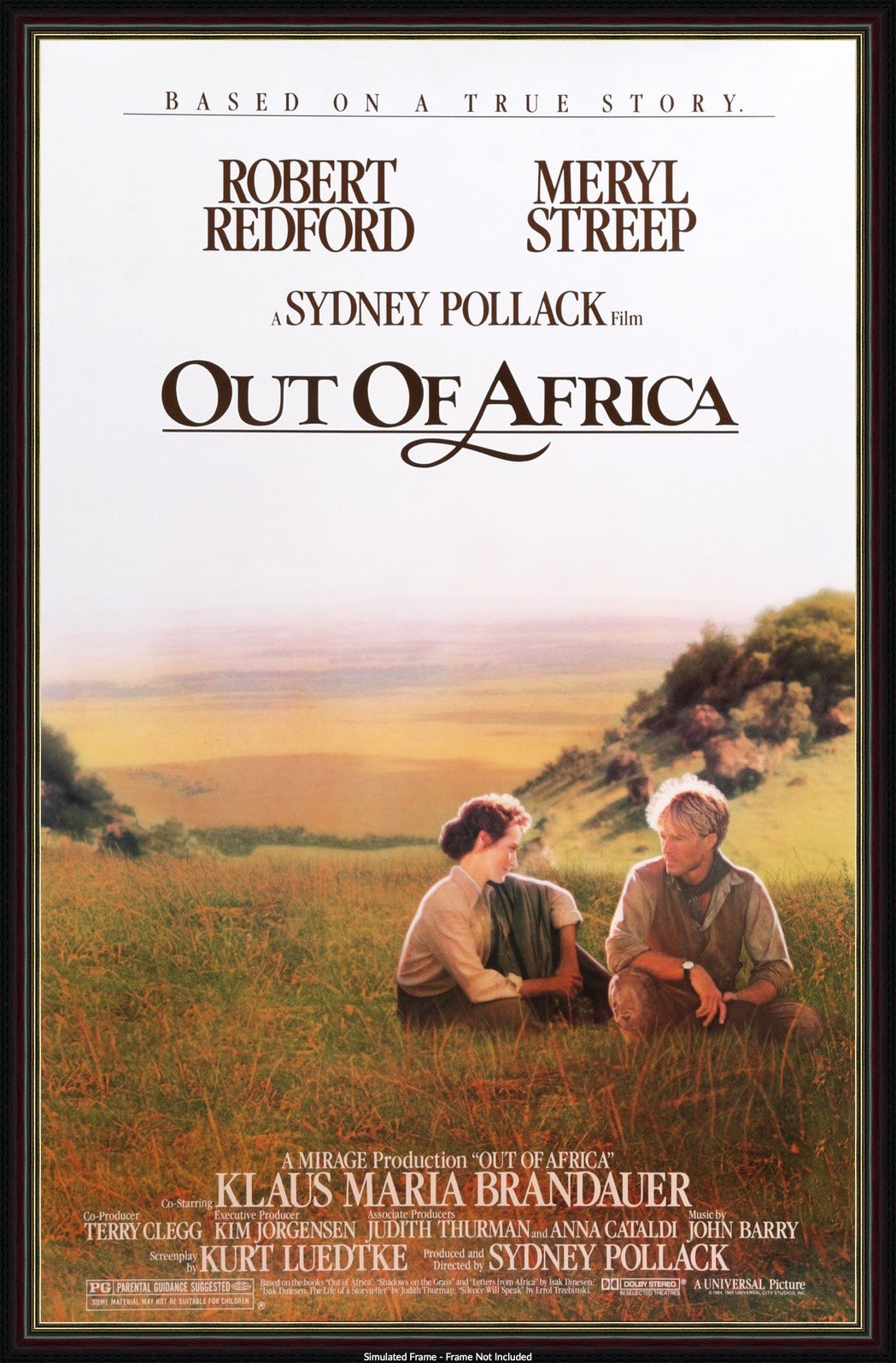 Out of Africa (1985) original movie poster for sale at Original Film Art - Vintage Movie Posters