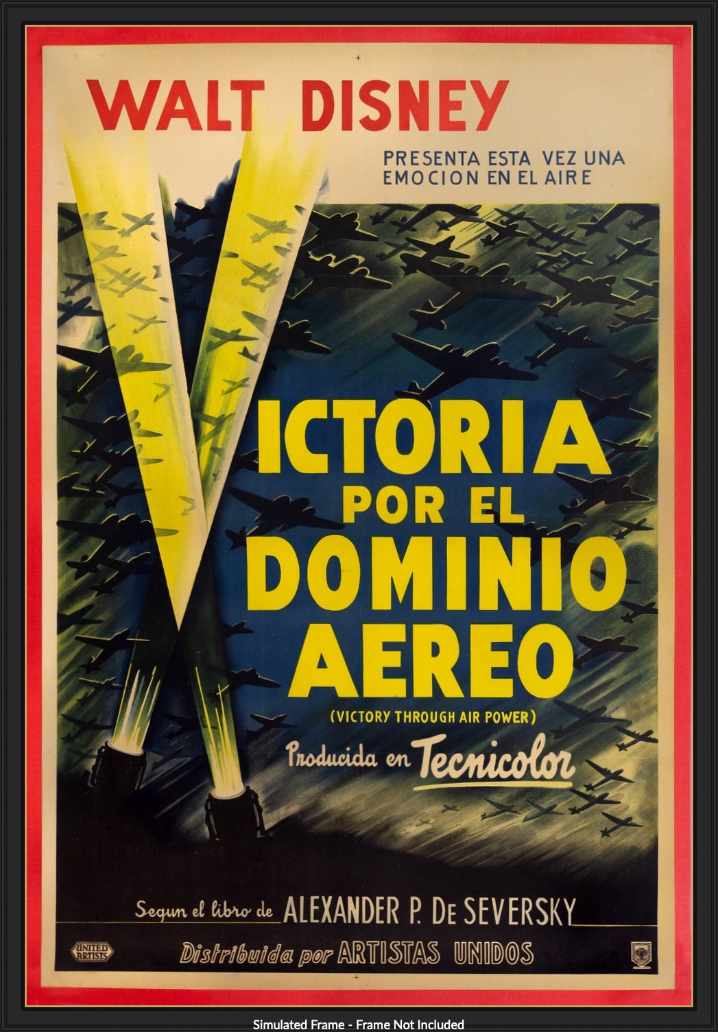 Victory Through Air Power (1943) original movie poster for sale at Original Film Art - Vintage Movie Posters