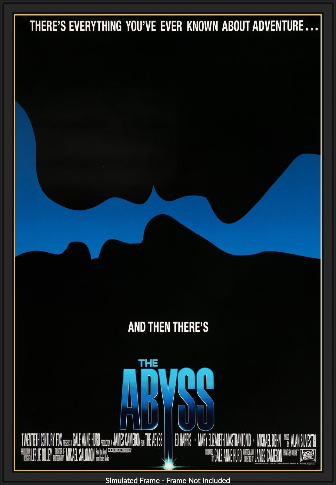 Abyss (1989) original movie poster for sale at Original Film Art - Vintage Movie Posters