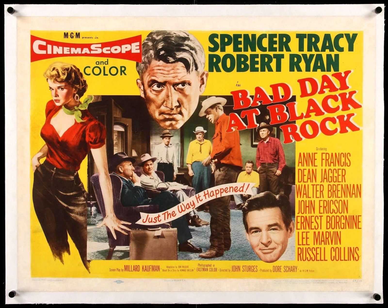 Bad Day at Black Rock (1955) original movie poster for sale at Original Film Art - Vintage Movie Posters