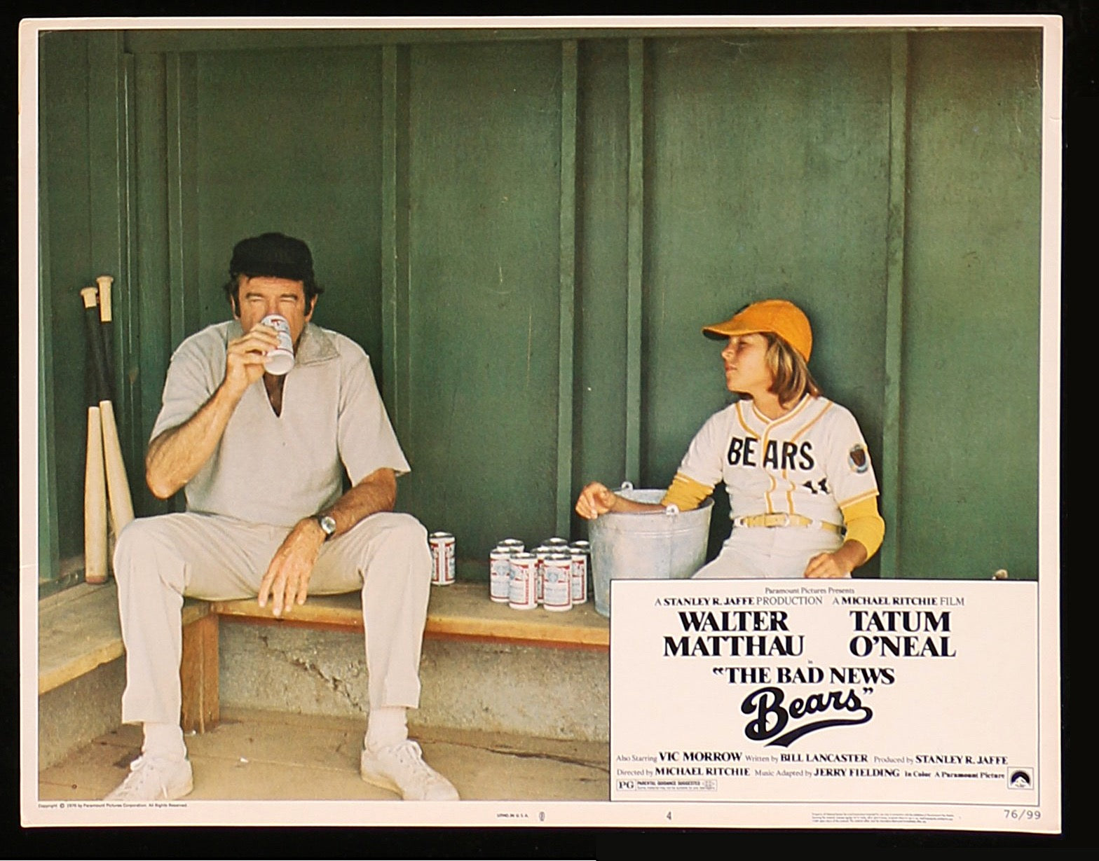 Bad News Bears (1976) original movie poster for sale at Original Film Art - Vintage Movie Posters