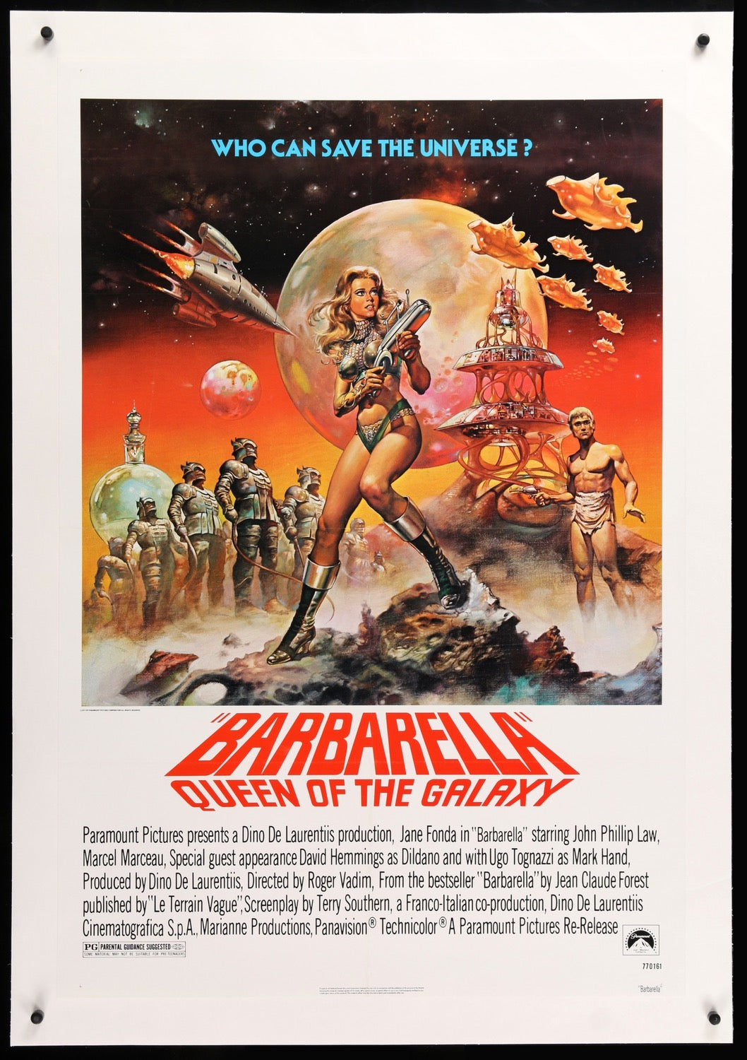 Barbarella (1968) original movie poster for sale at Original Film Art - Vintage Movie Posters