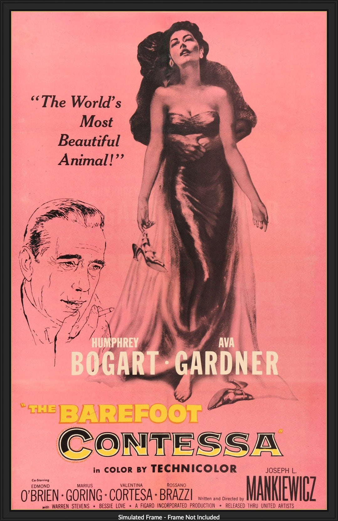 Barefoot Contessa (1954) original movie poster for sale at Original Film Art - Vintage Movie Posters