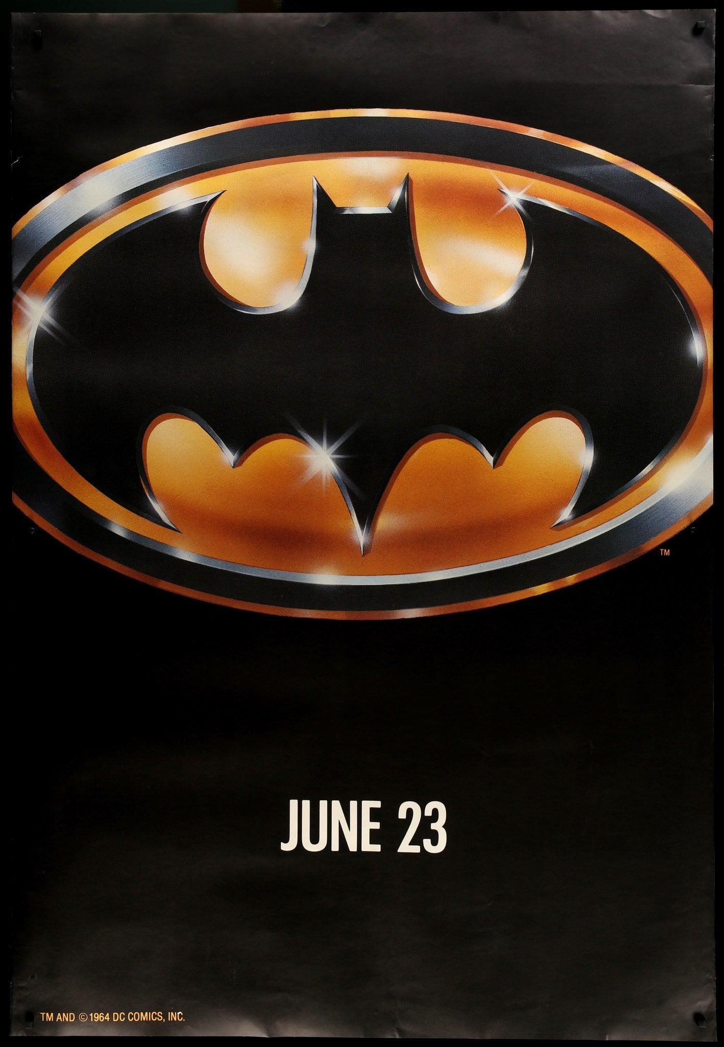 Batman (1989) original movie poster for sale at Original Film Art - Vintage Movie Posters