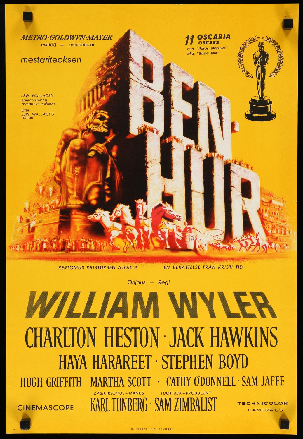 Ben Hur (1959) original movie poster for sale at Original Film Art - Vintage Movie Posters