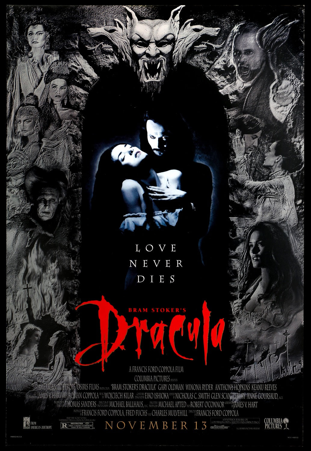 Bram Stoker's Dracula (1992) original movie poster for sale at Original Film Art - Vintage Movie Posters