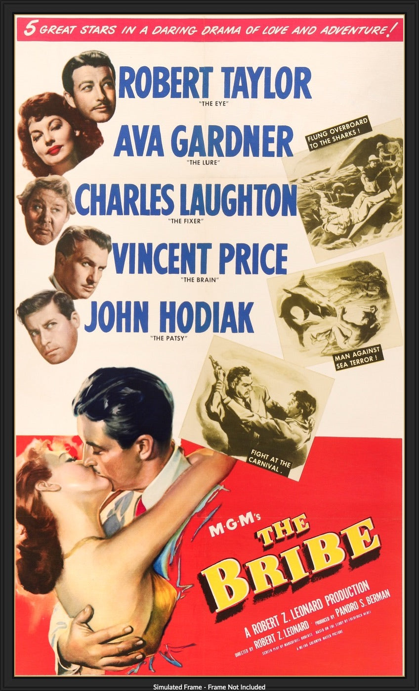 Bribe (1949) original movie poster for sale at Original Film Art - Vintage Movie Posters