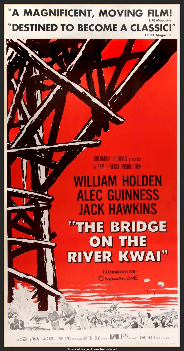 Bridge on the River Kwai (1958) original movie poster for sale at Original Film Art - Vintage Movie Posters