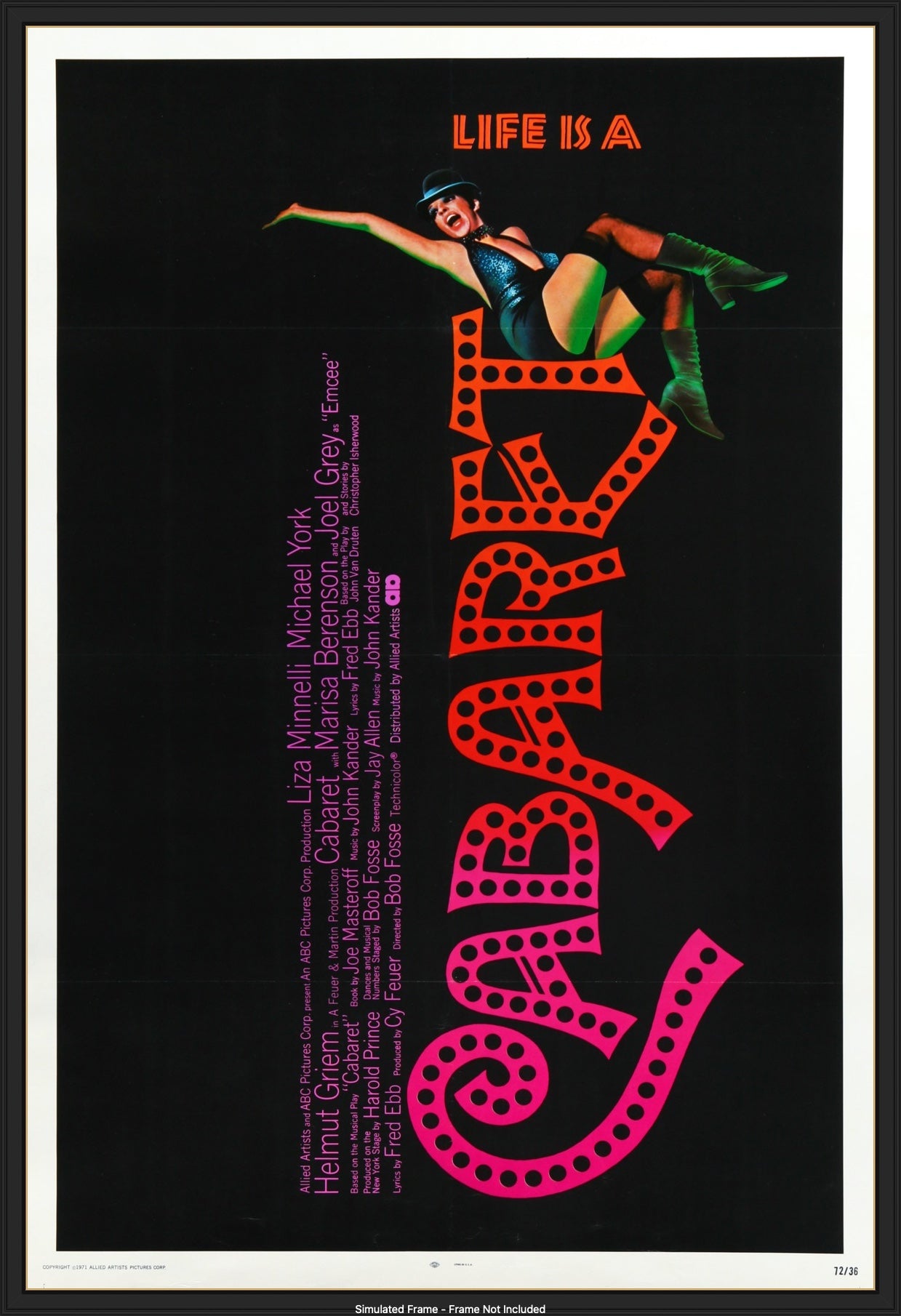 Cabaret (1972) original movie poster for sale at Original Film Art - Vintage Movie Posters