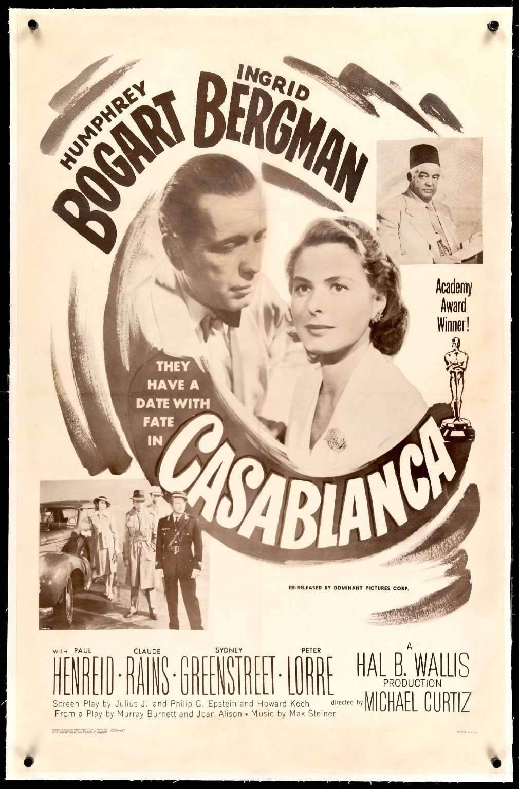 Casablanca (1942) original movie poster for sale at Original Film Art - Vintage Movie Posters