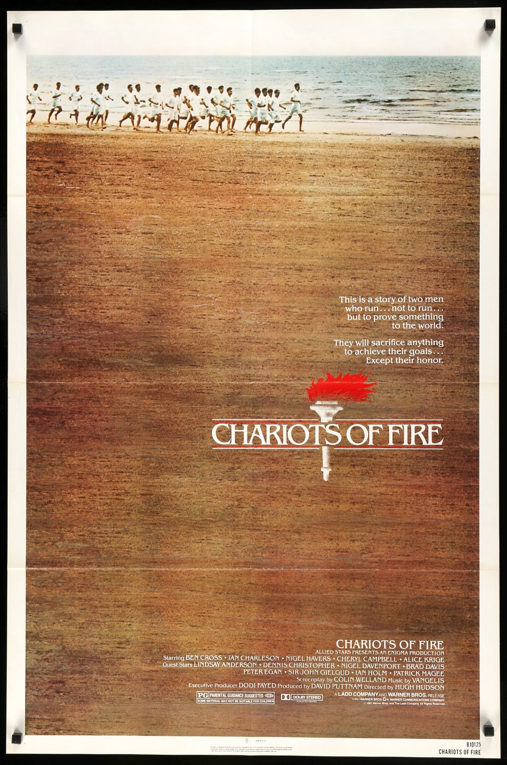 Chariots of Fire (1981) original movie poster for sale at Original Film Art - Vintage Movie Posters