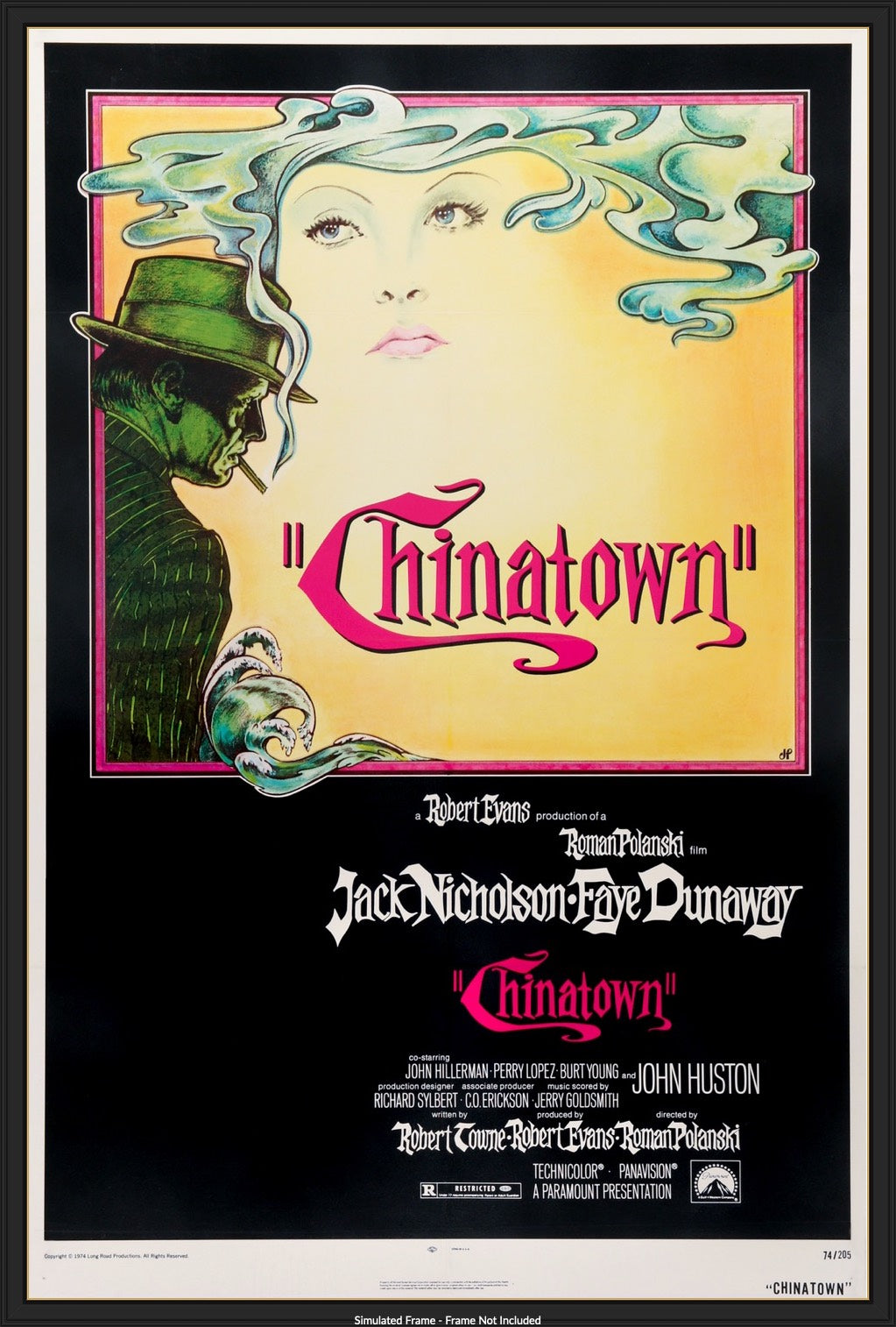 Chinatown (1974) original movie poster for sale at Original Film Art - Vintage Movie Posters