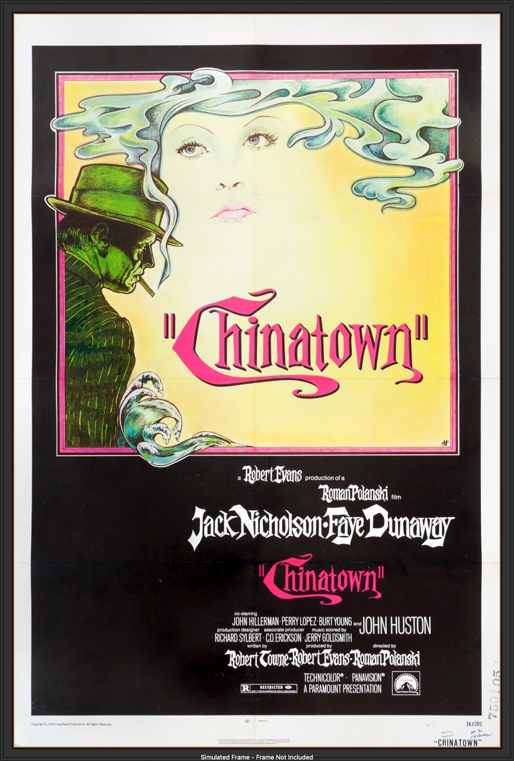 Chinatown (1974) original movie poster for sale at Original Film Art - Vintage Movie Posters