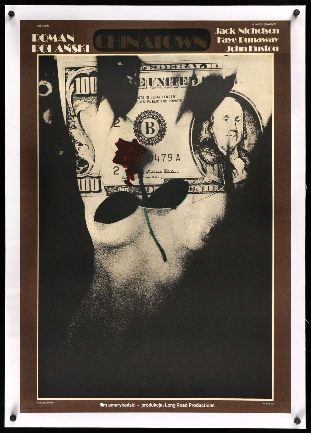 Chinatown (1974) original movie poster for sale at Original Film Art - Vintage Movie Posters