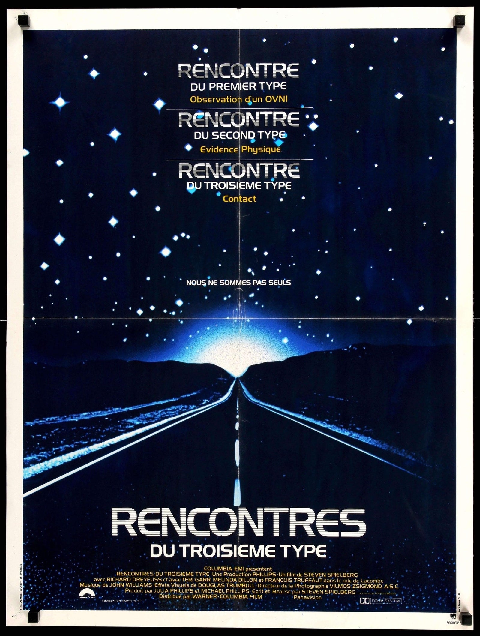 Close Encounters of the Third Kind (1977) original movie poster for sale at Original Film Art - Vintage Movie Posters