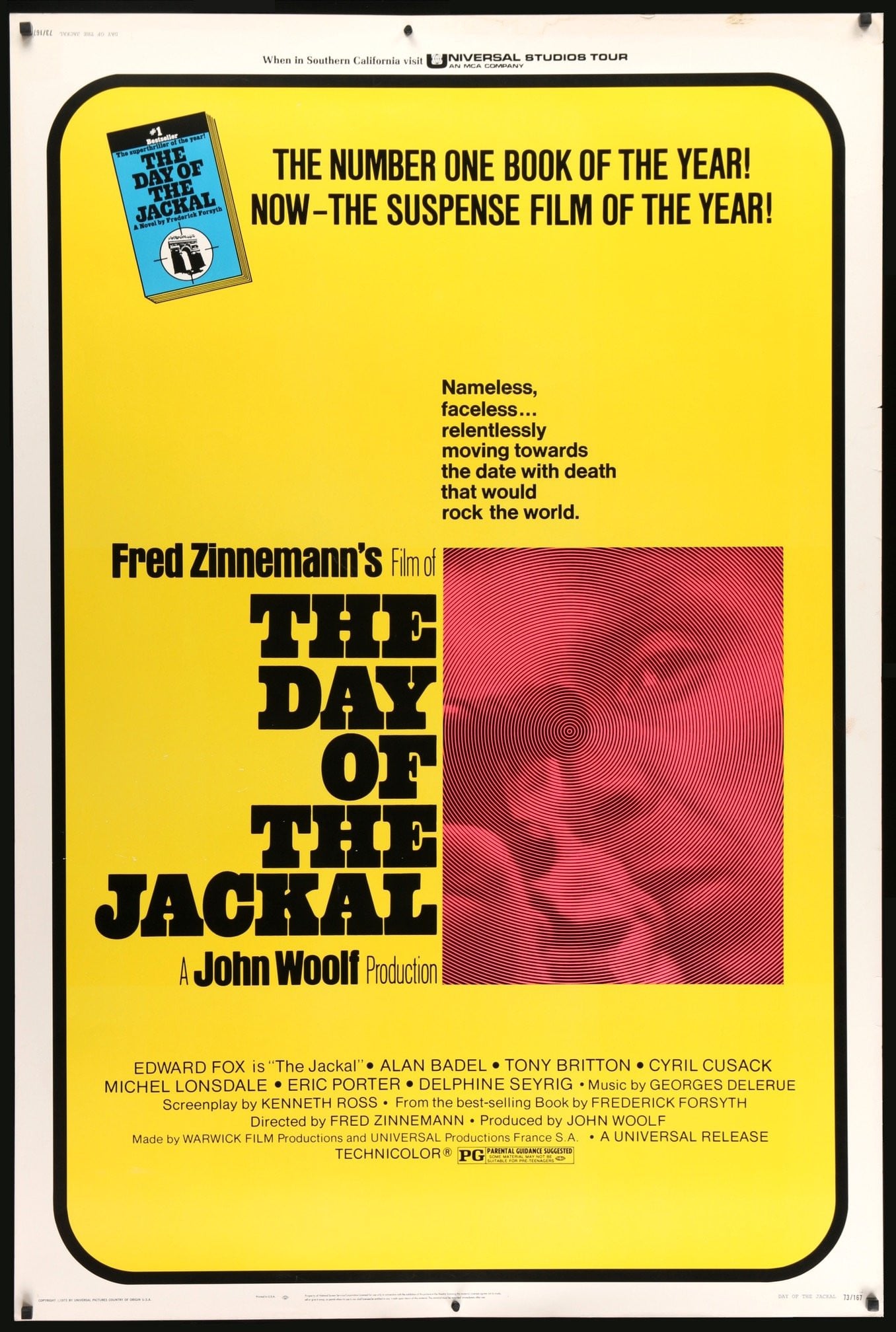 Day of the Jackal (1973) original movie poster for sale at Original Film Art - Vintage Movie Posters