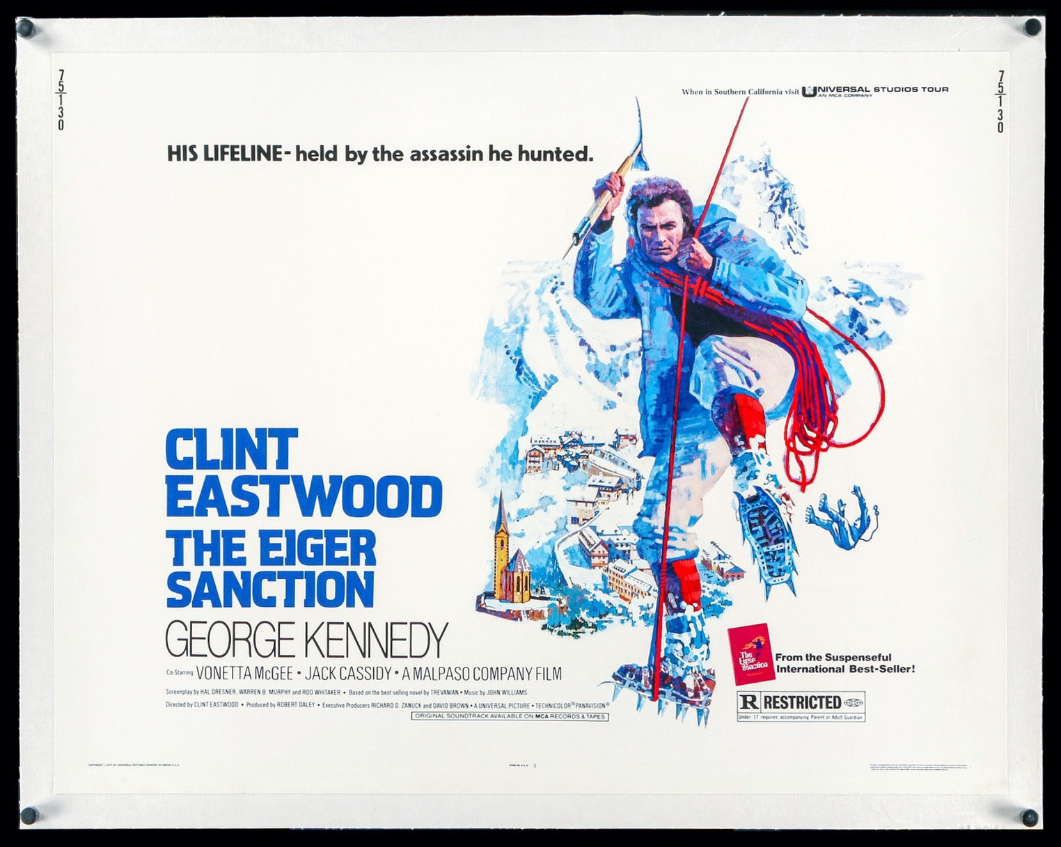 Eiger Sanction (1975) original movie poster for sale at Original Film Art - Vintage Movie Posters