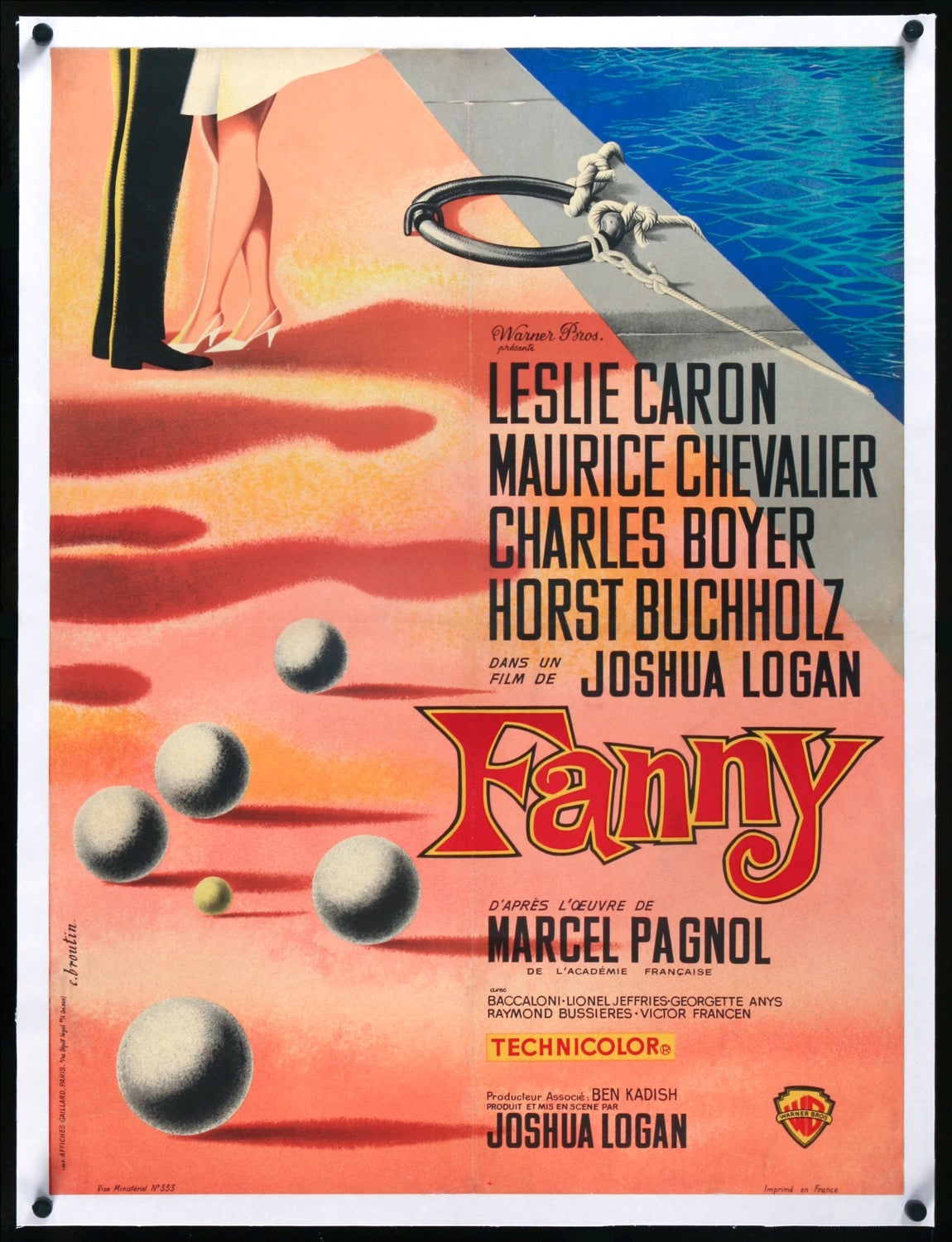 Fanny (1961) original movie poster for sale at Original Film Art - Vintage Movie Posters