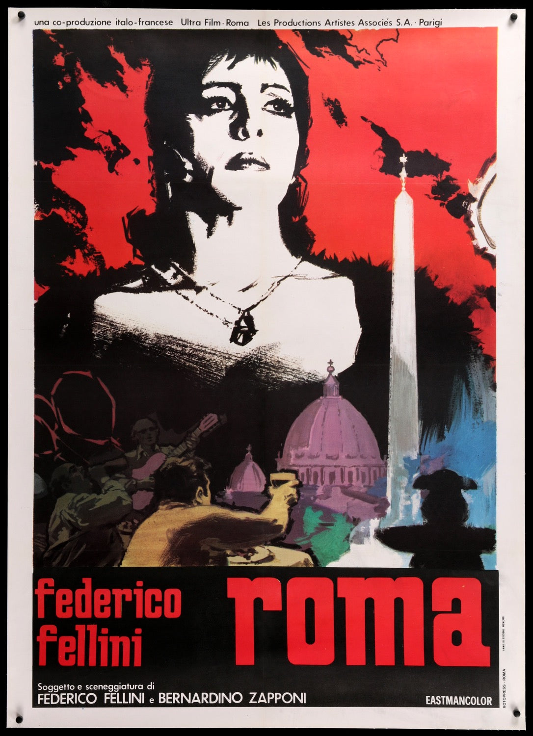 Roma (1972) original movie poster for sale at Original Film Art - Vintage Movie Posters