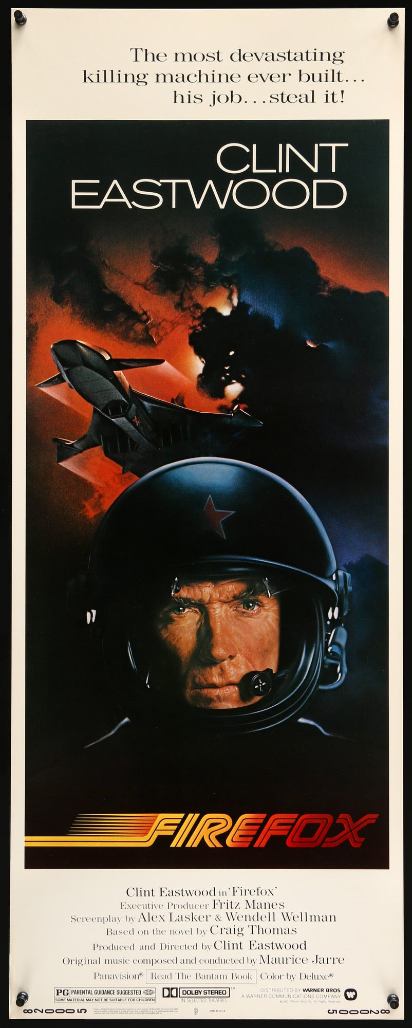 Firefox (1982) original movie poster for sale at Original Film Art - Vintage Movie Posters