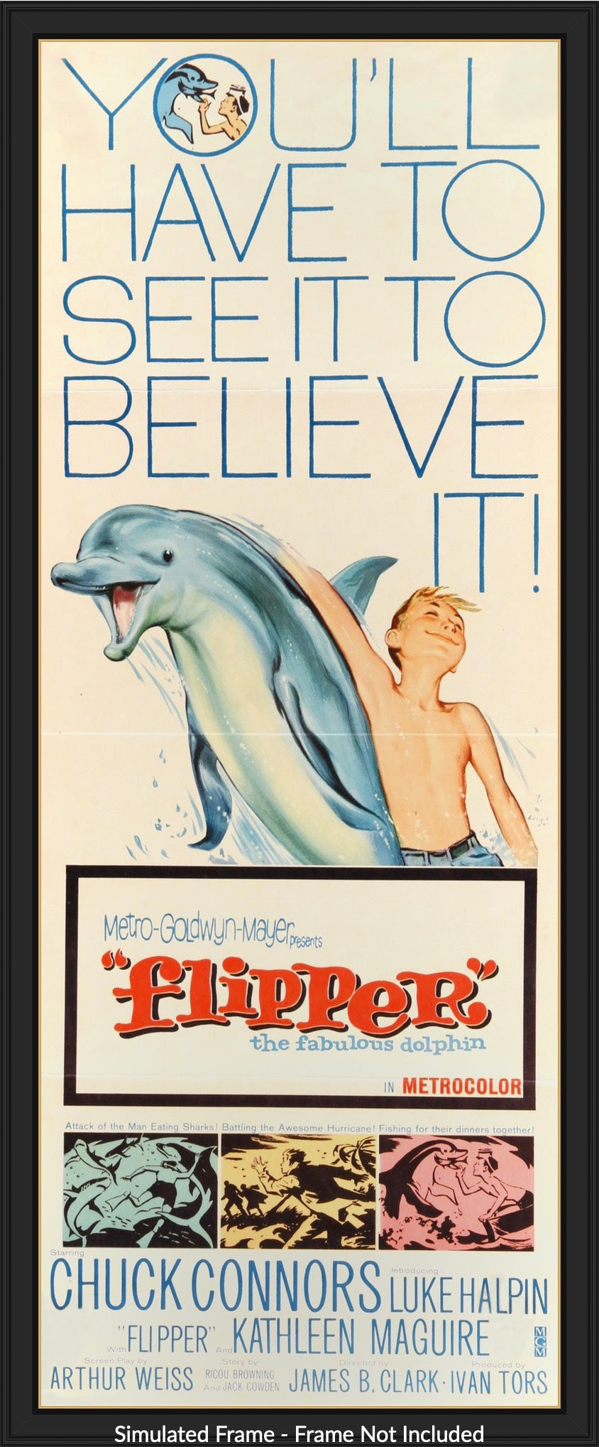 Flipper (1963) original movie poster for sale at Original Film Art - Vintage Movie Posters