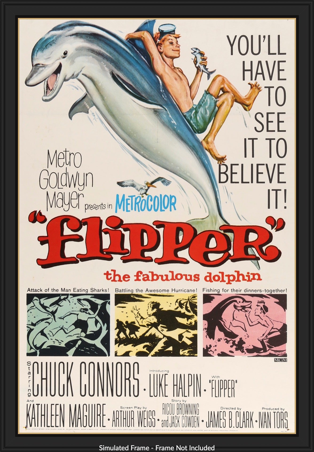 Flipper (1963) original movie poster for sale at Original Film Art - Vintage Movie Posters