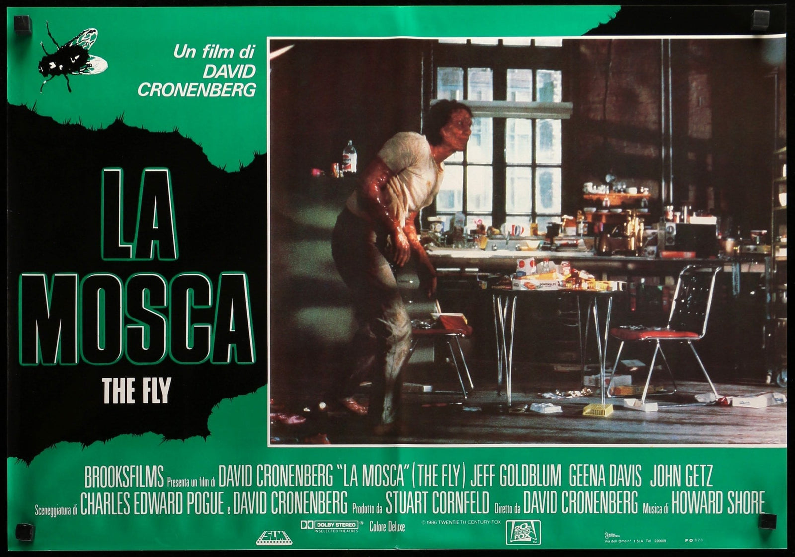 Fly (1986) original movie poster for sale at Original Film Art - Vintage Movie Posters