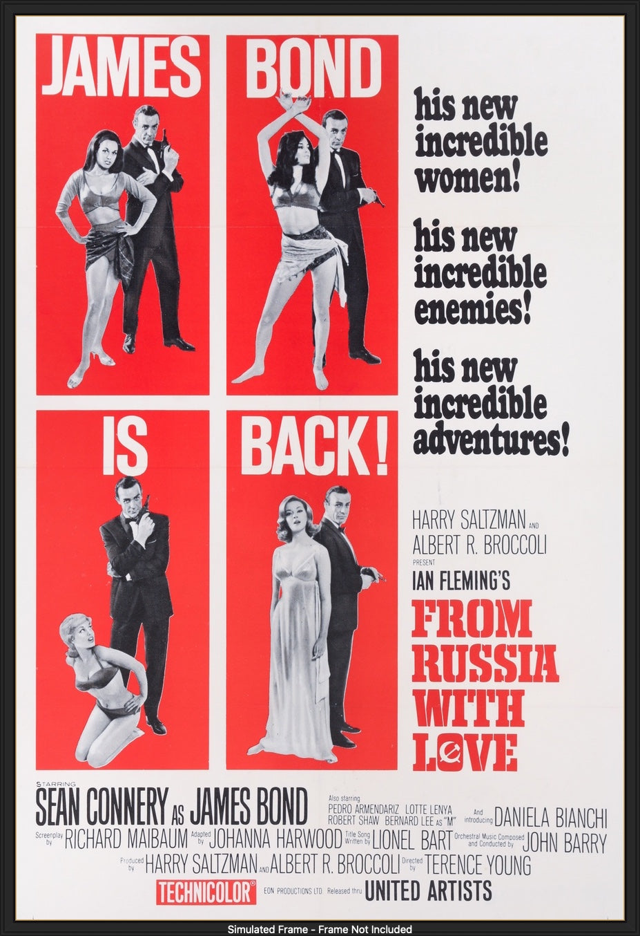 From Russia with Love (1963) original movie poster for sale at Original Film Art - Vintage Movie Posters