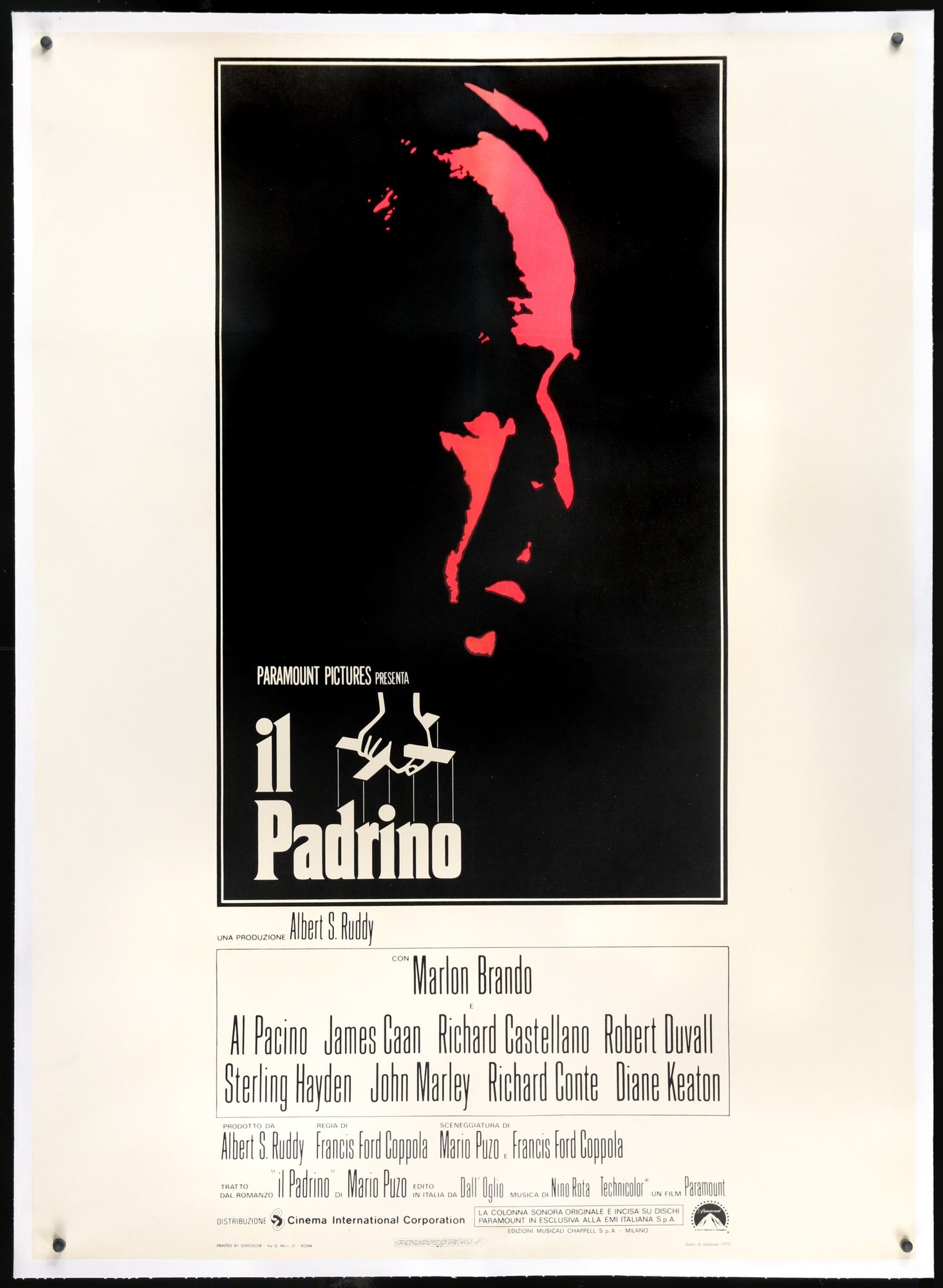 Godfather (1972) original movie poster for sale at Original Film Art - Vintage Movie Posters