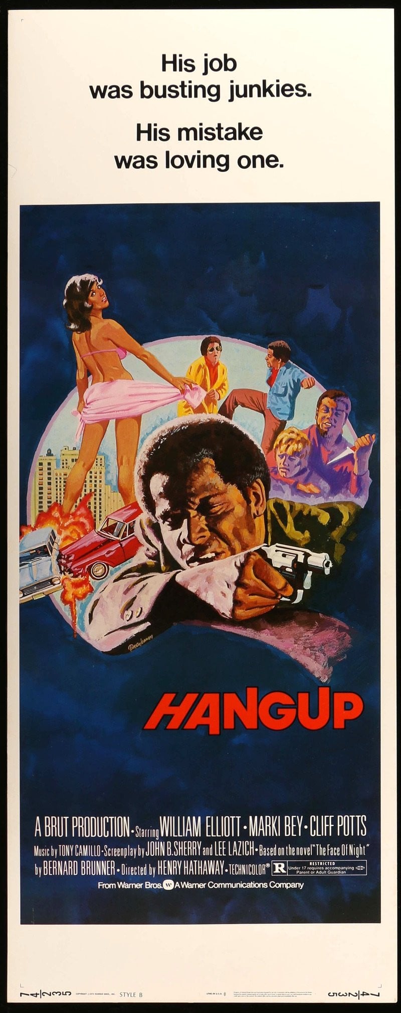 Hangup (1974) original movie poster for sale at Original Film Art - Vintage Movie Posters