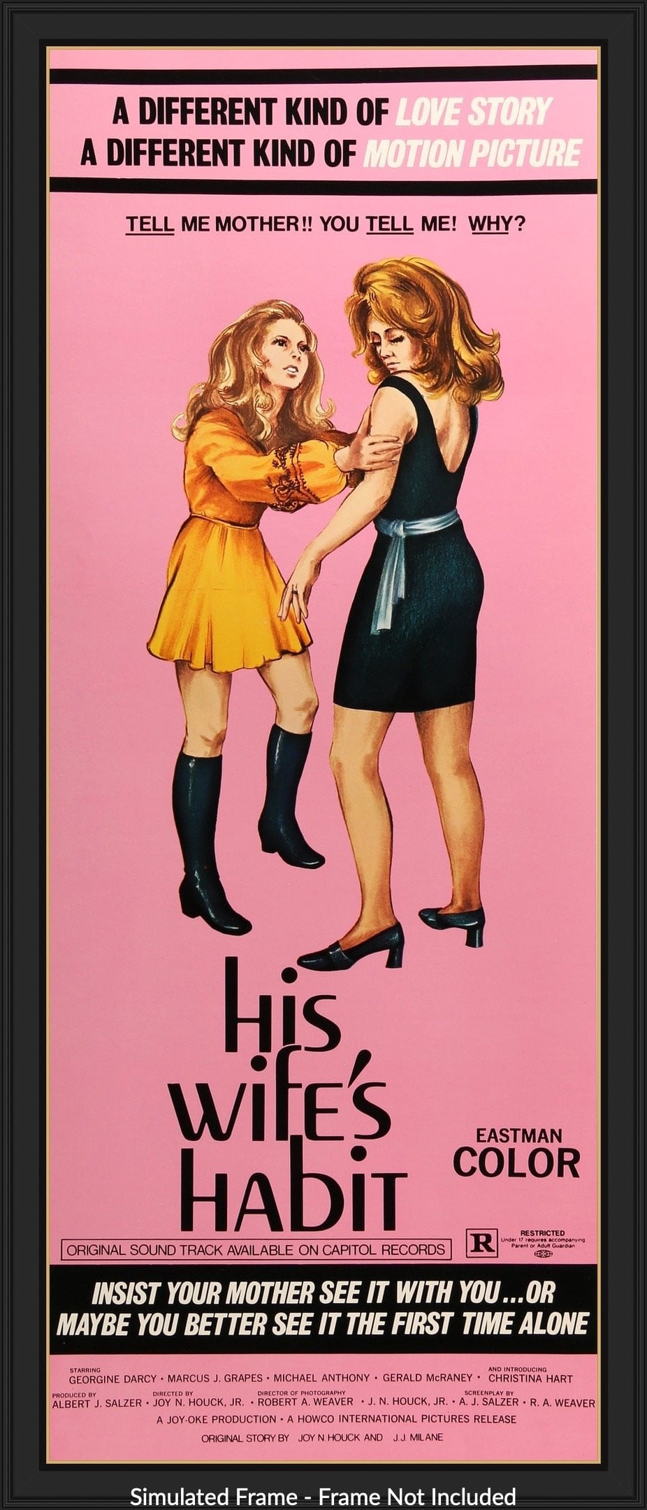 His Wife's Habit (1970) original movie poster for sale at Original Film Art - Vintage Movie Posters