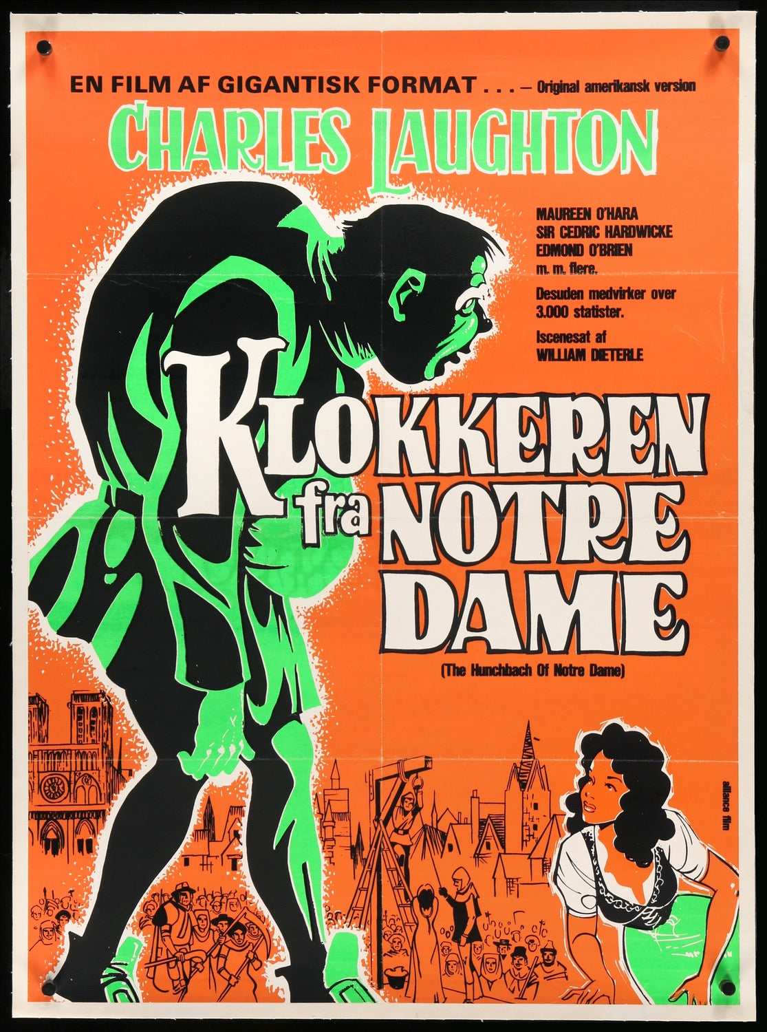 Hunchback of Notre Dame (1939) original movie poster for sale at Original Film Art - Vintage Movie Posters
