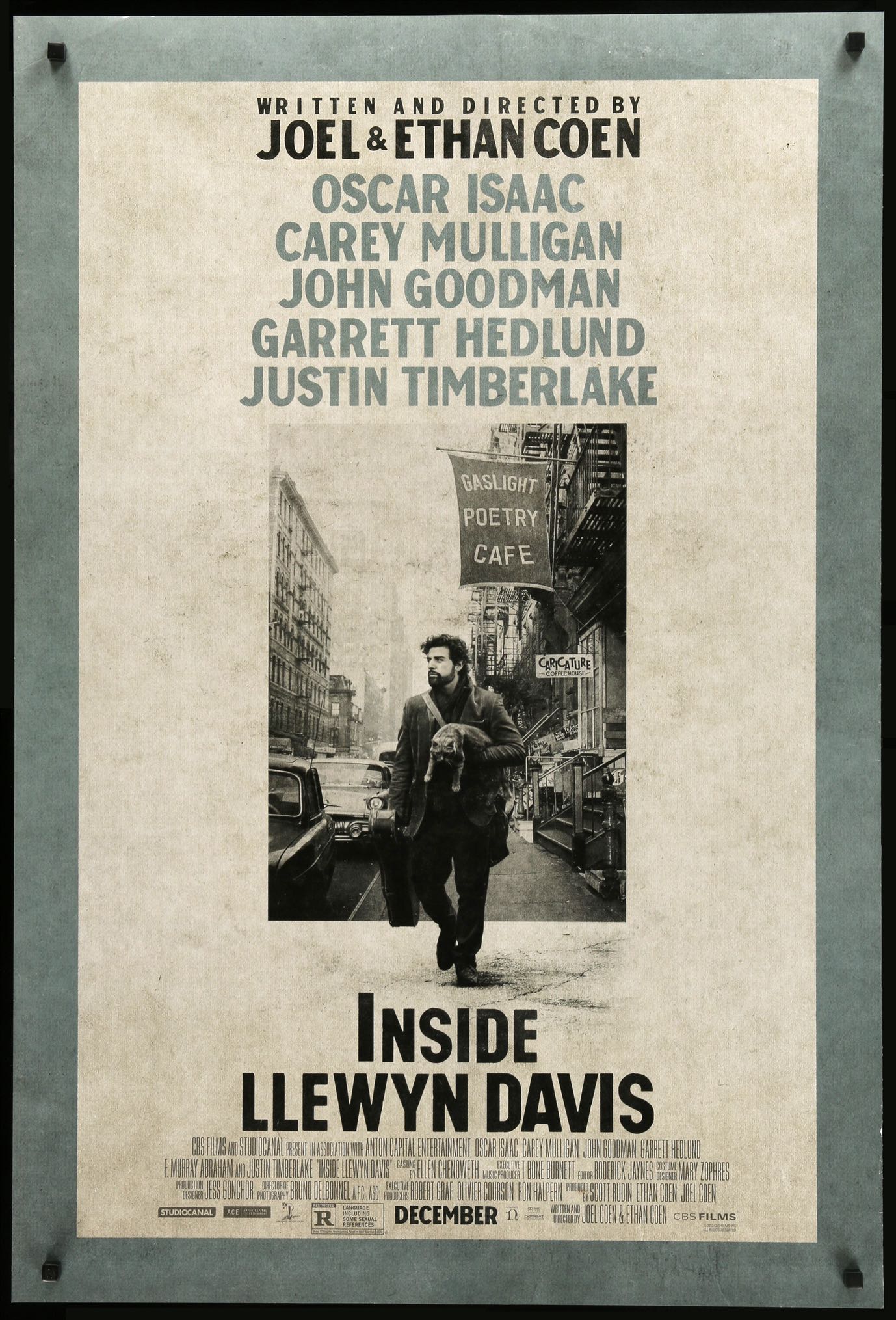 Inside Llewyn Davis (2013) original movie poster for sale at Original Film Art - Vintage Movie Posters