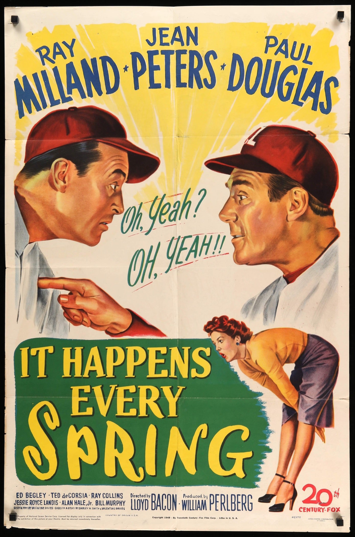 It Happens Every Spring (1949) original movie poster for sale at Original Film Art - Vintage Movie Posters