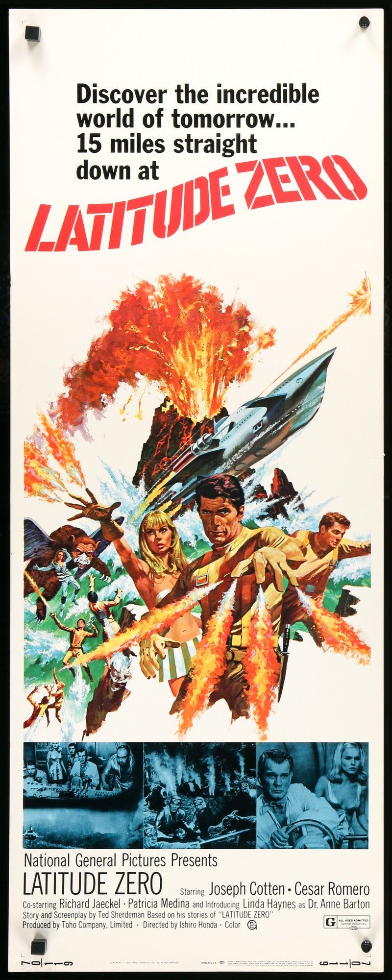 Latitude Zero (1969) original movie poster for sale at Original Film Art - Vintage Movie Posters