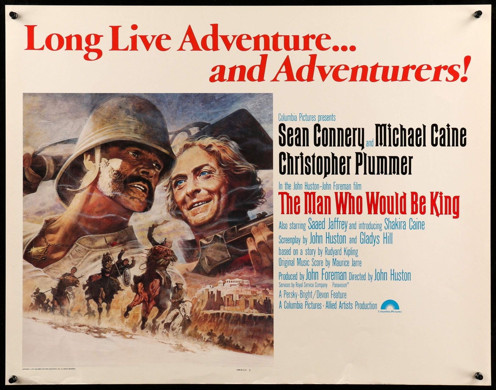Man Who Would Be King (1975) original movie poster for sale at Original Film Art - Vintage Movie Posters