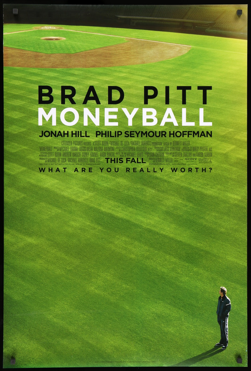 Moneyball (2011) original movie poster for sale at Original Film Art - Vintage Movie Posters