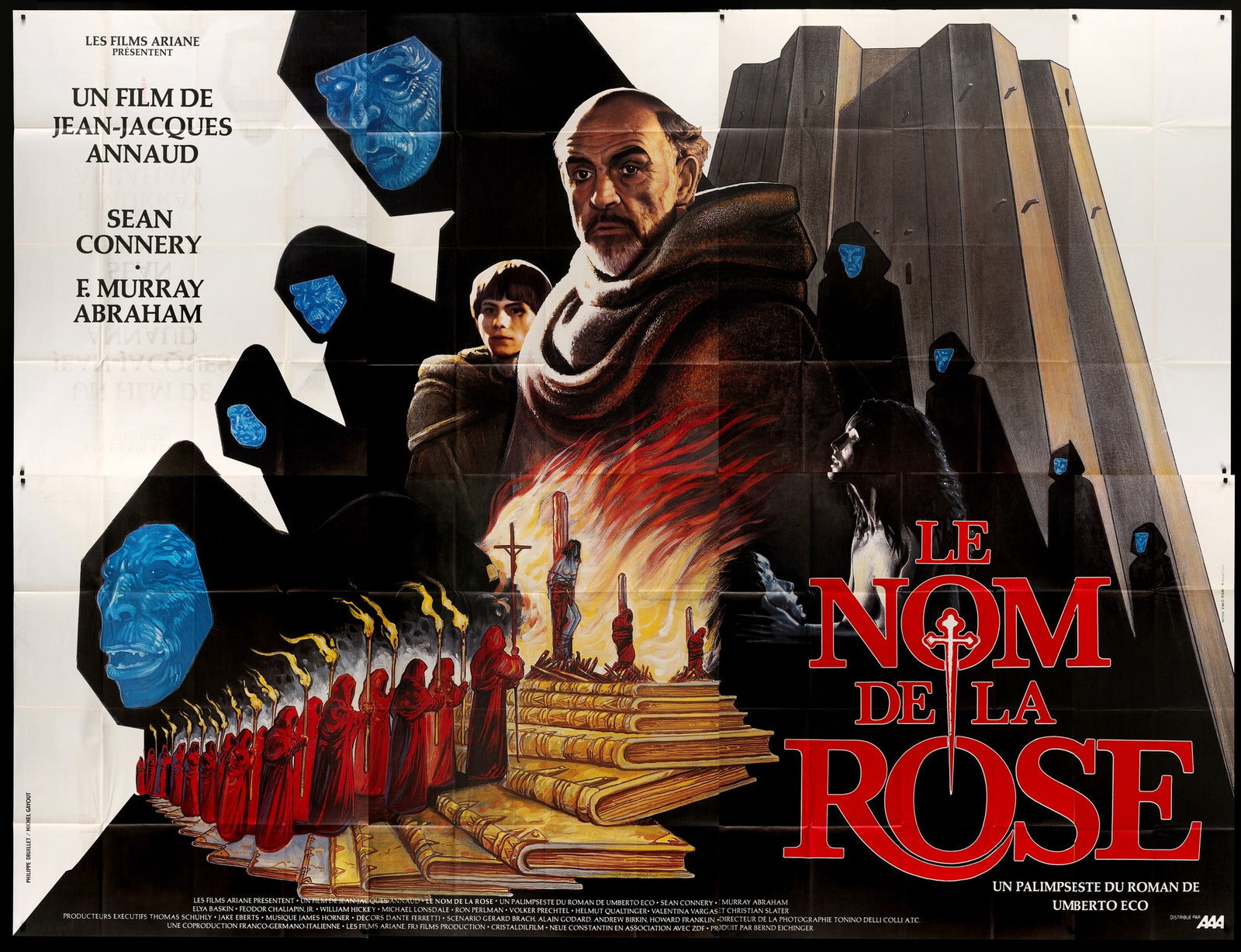 Name of the Rose (1986) original movie poster for sale at Original Film Art - Vintage Movie Posters