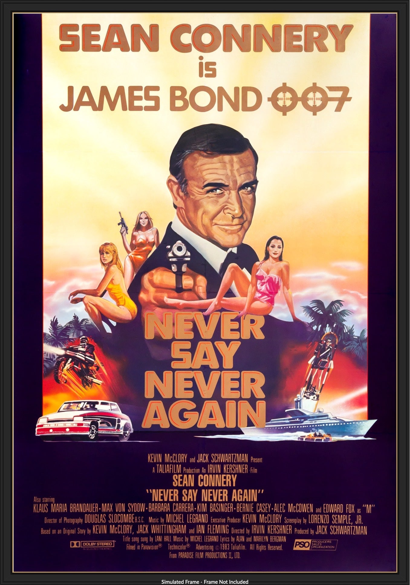 Never Say Never Again (1983) original movie poster for sale at Original Film Art - Vintage Movie Posters