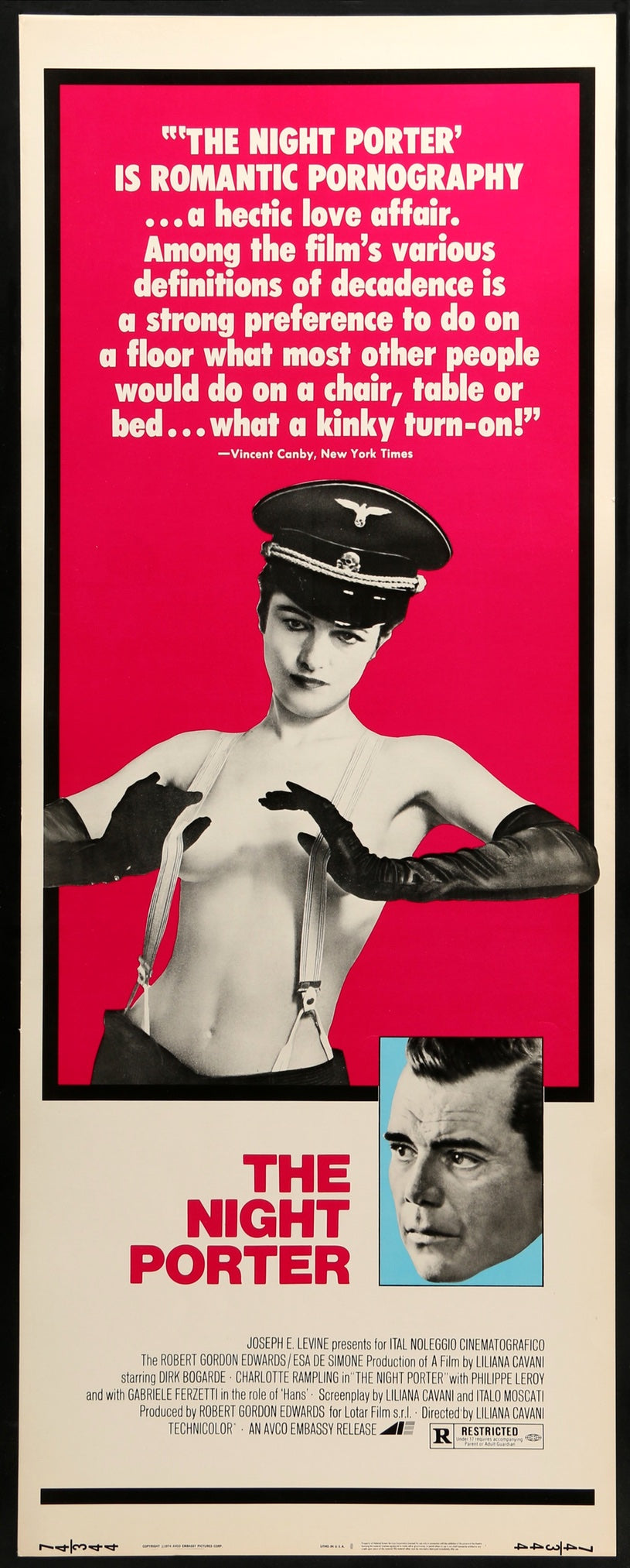 Night Porter (1974) original movie poster for sale at Original Film Art - Vintage Movie Posters