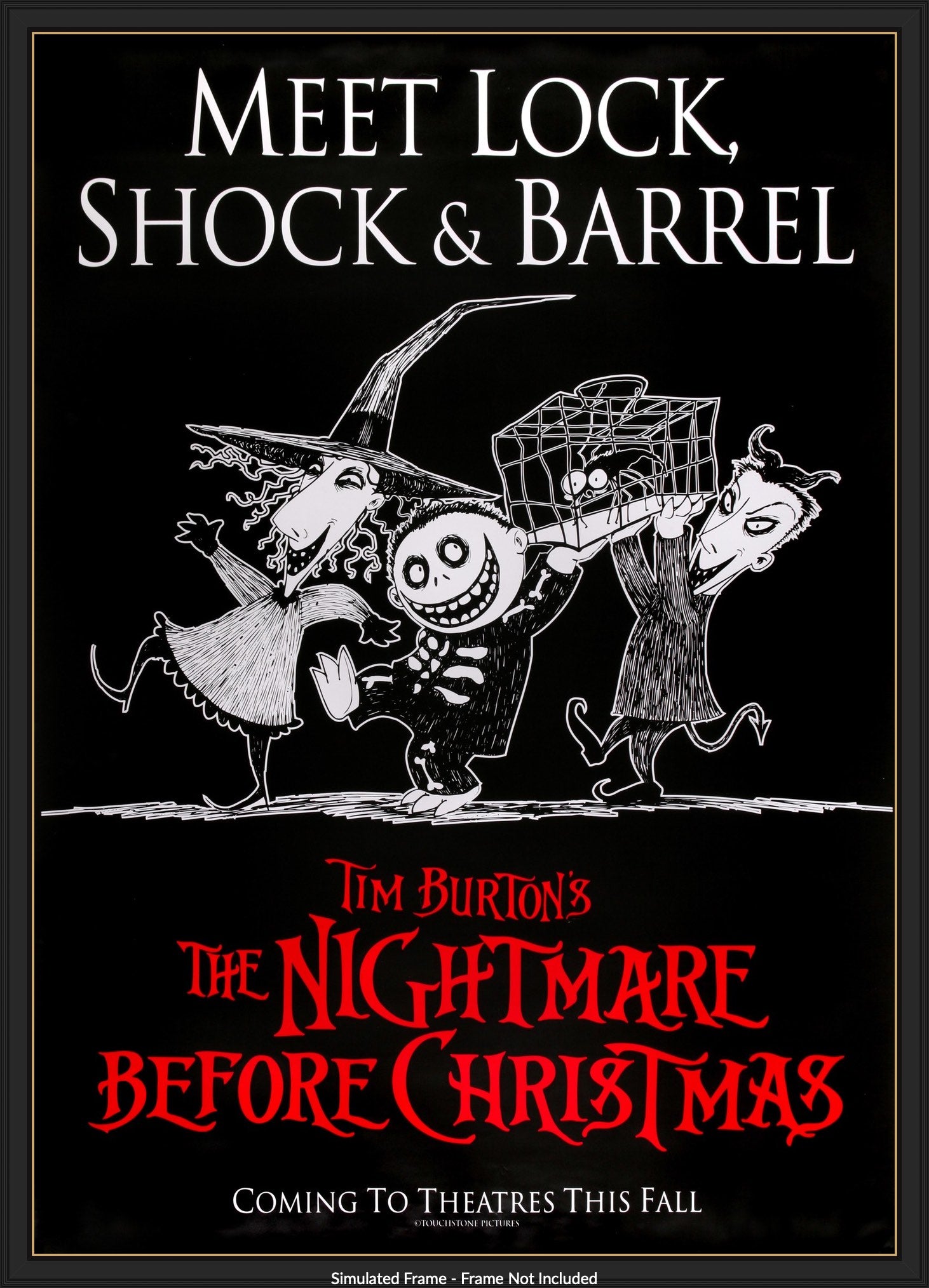 Nightmare Before Christmas (1993) original movie poster for sale at Original Film Art - Vintage Movie Posters