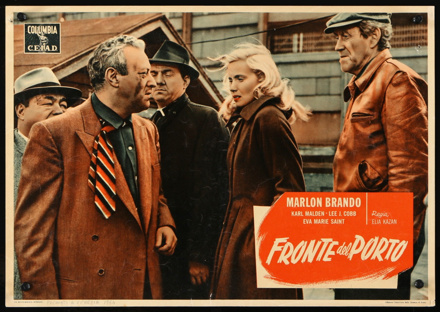On the Waterfront (1954) original movie poster for sale at Original Film Art - Vintage Movie Posters