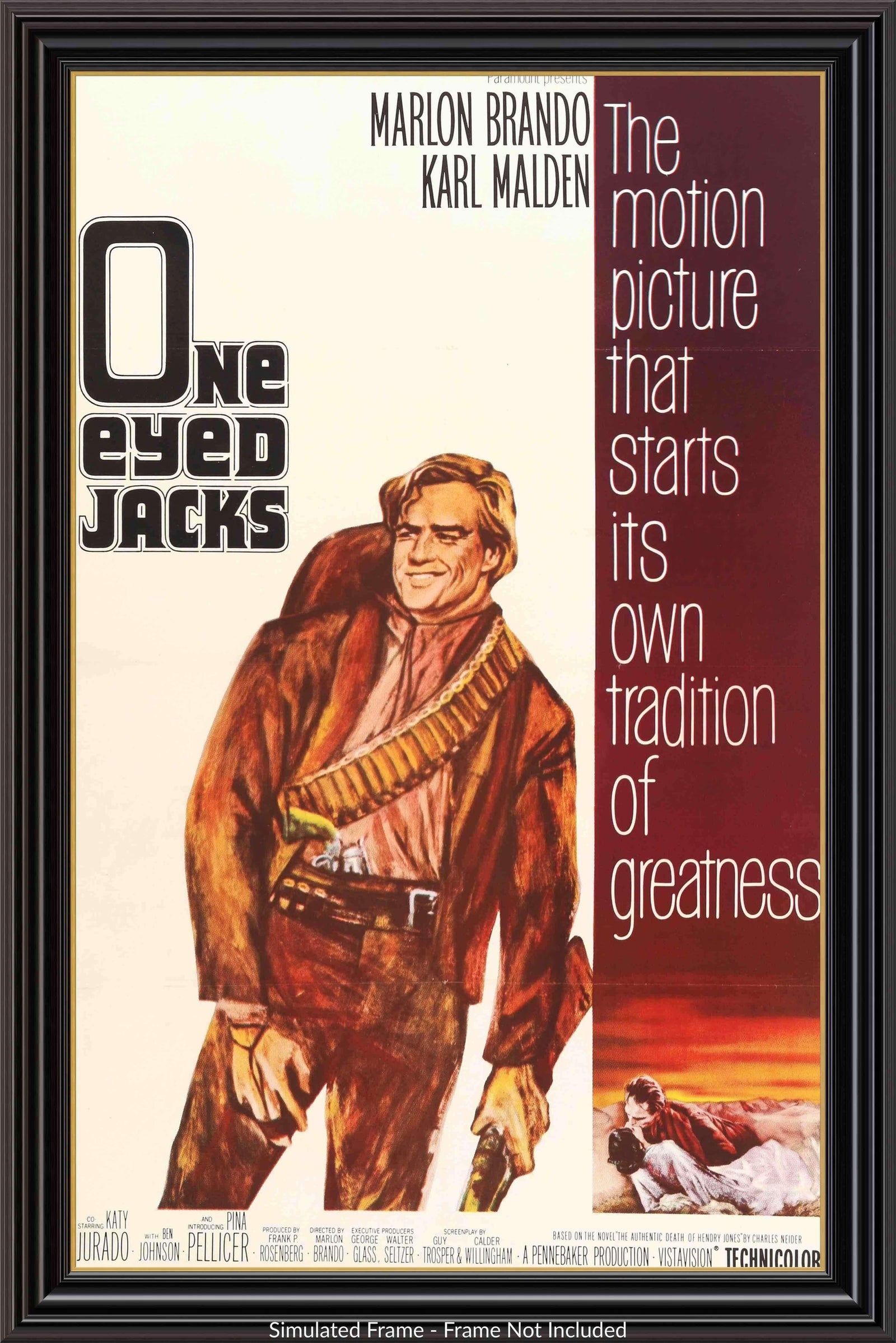 One Eyed Jacks (1961) original movie poster for sale at Original Film Art - Vintage Movie Posters