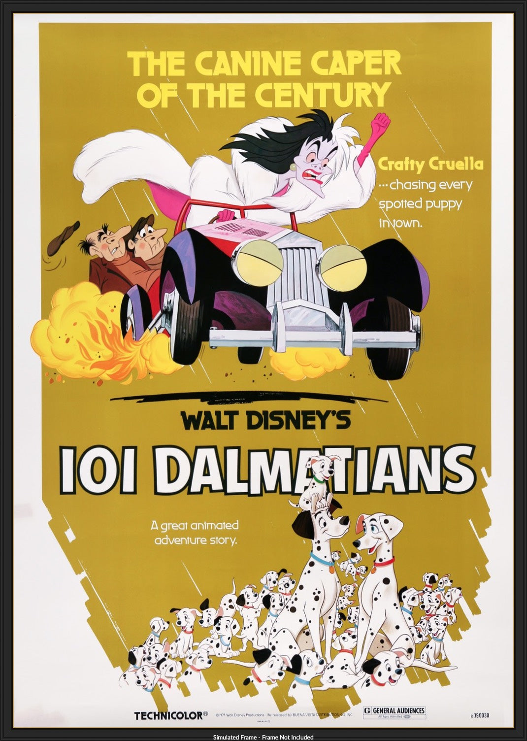101 Dalmatians (1961) original movie poster for sale at Original Film Art - Vintage Movie Posters