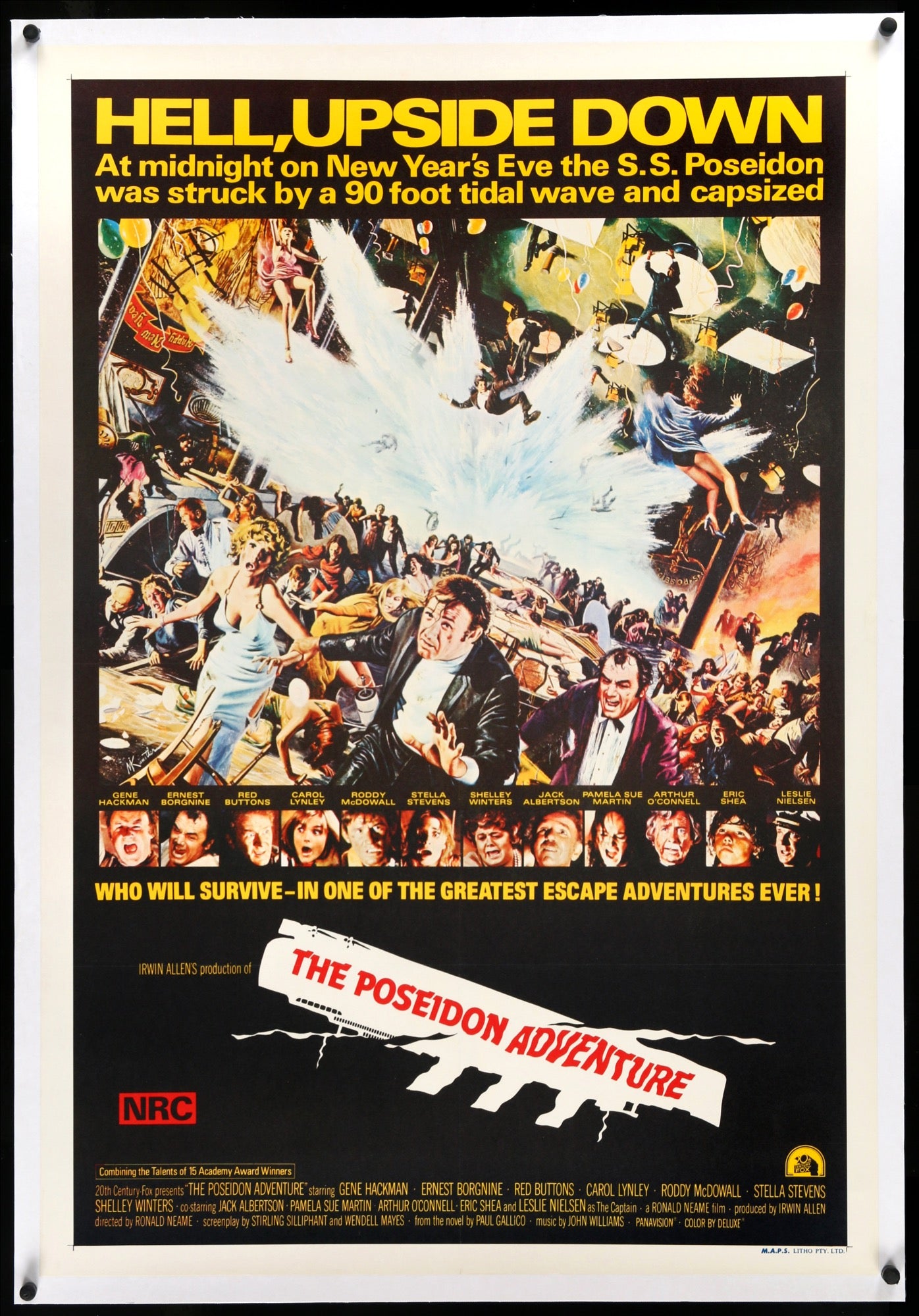 Poseidon Adventure (1972) original movie poster for sale at Original Film Art - Vintage Movie Posters