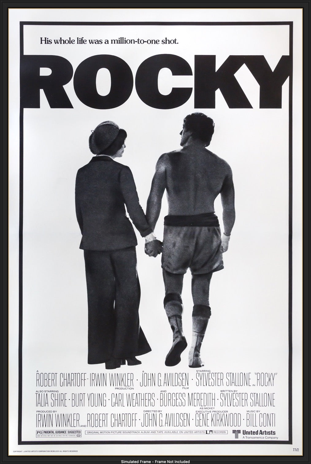 Rocky (1976) original movie poster for sale at Original Film Art - Vintage Movie Posters